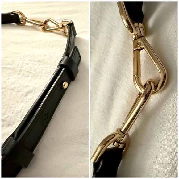 đź‘‘âś…PRICE FIRMâś… Leopard Print Leather Strap with Gold Hardware. NWOT - Picture 6 of 11